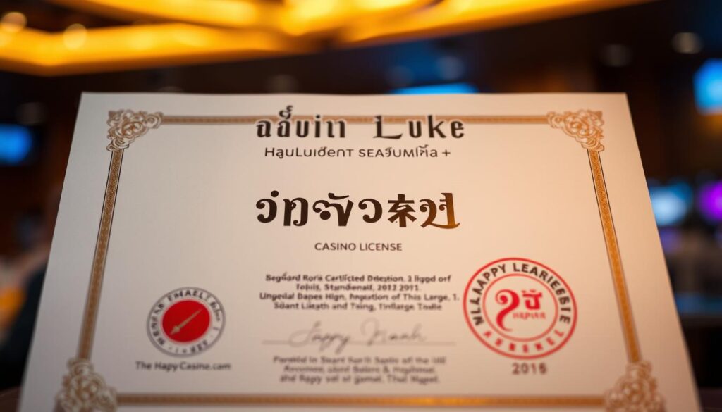 ใบอนุญาตคาสิโน