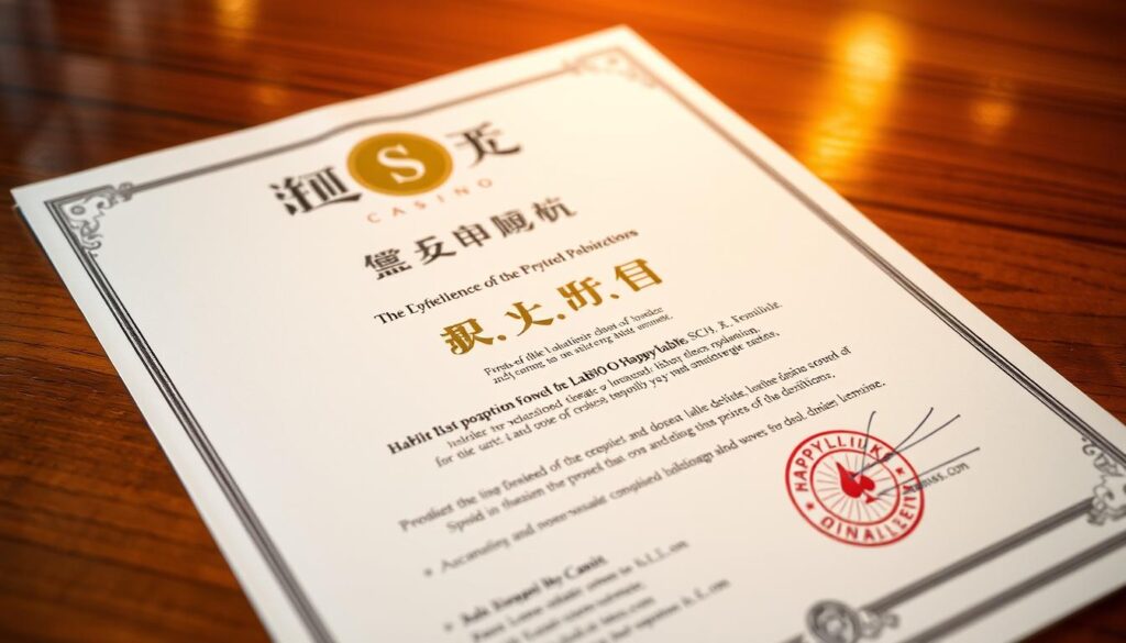 ใบอนุญาตคาสิโน