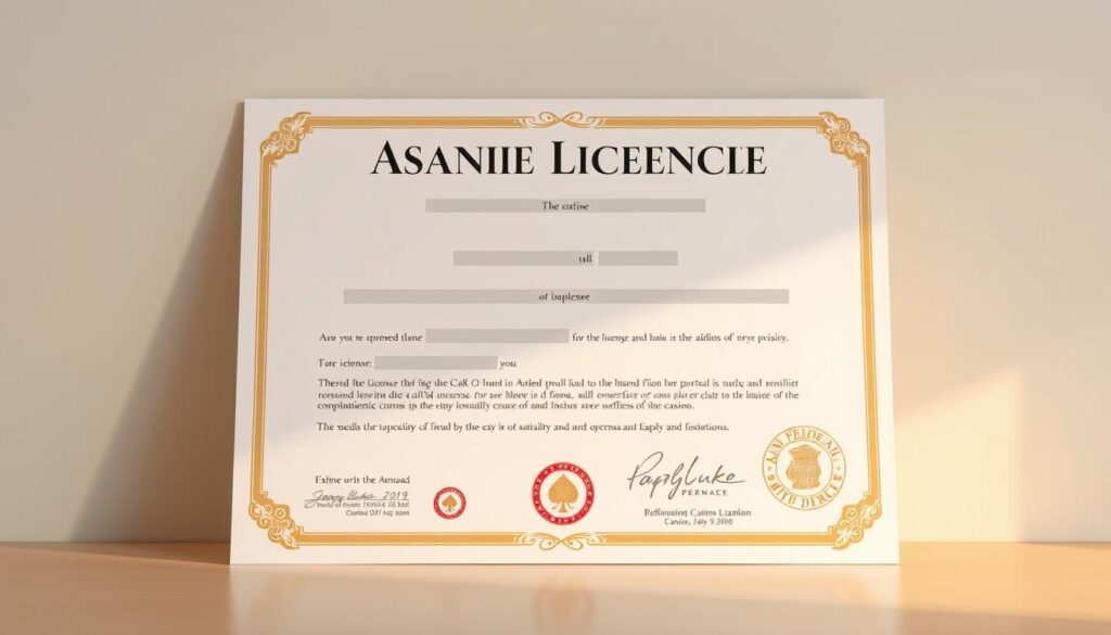 ใบอนุญาตคาสิโน