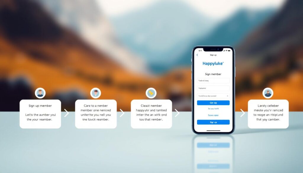 ขั้นตอนการสมัครสมาชิก Happyluke ขั้นตอนการสมัครสมาชิก Happyluke