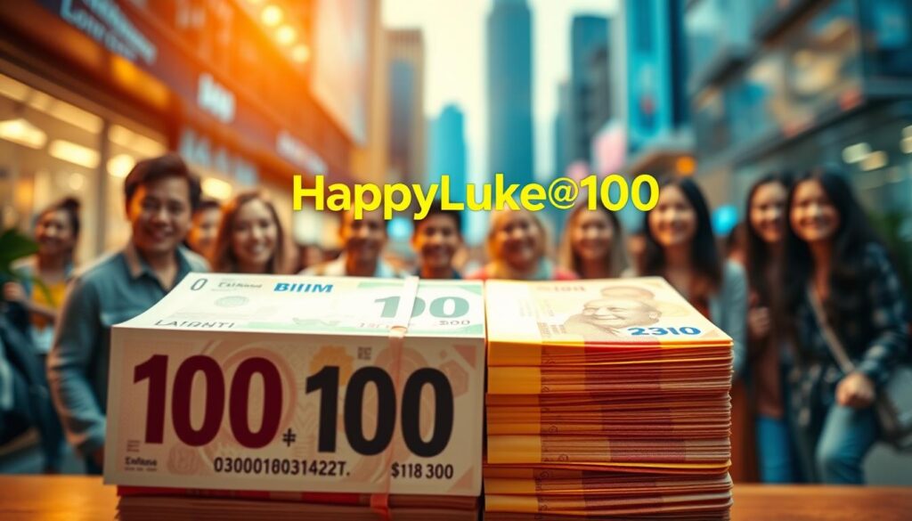 โปรโมชั่น HappyLukeแจก100